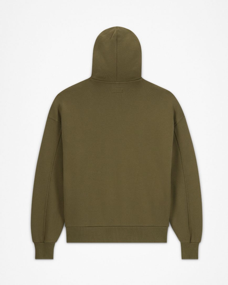 Women's Converse Loose Fit Graphic Hoodie Olive | AU E5C43E